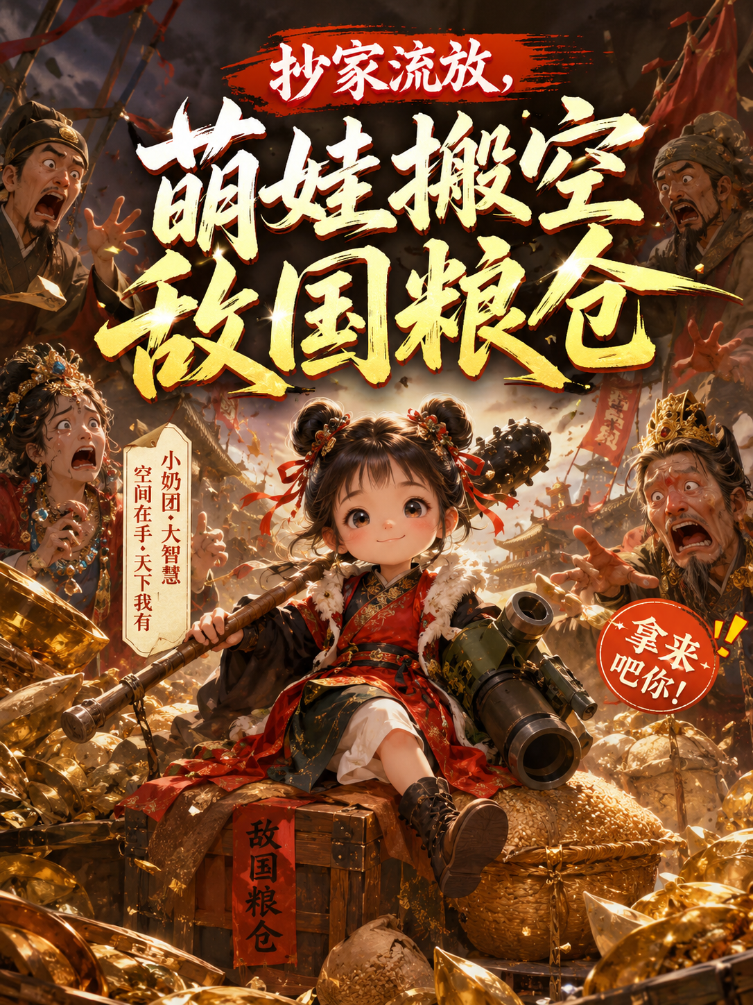 抄家流放，萌娃搬空敌国粮仓