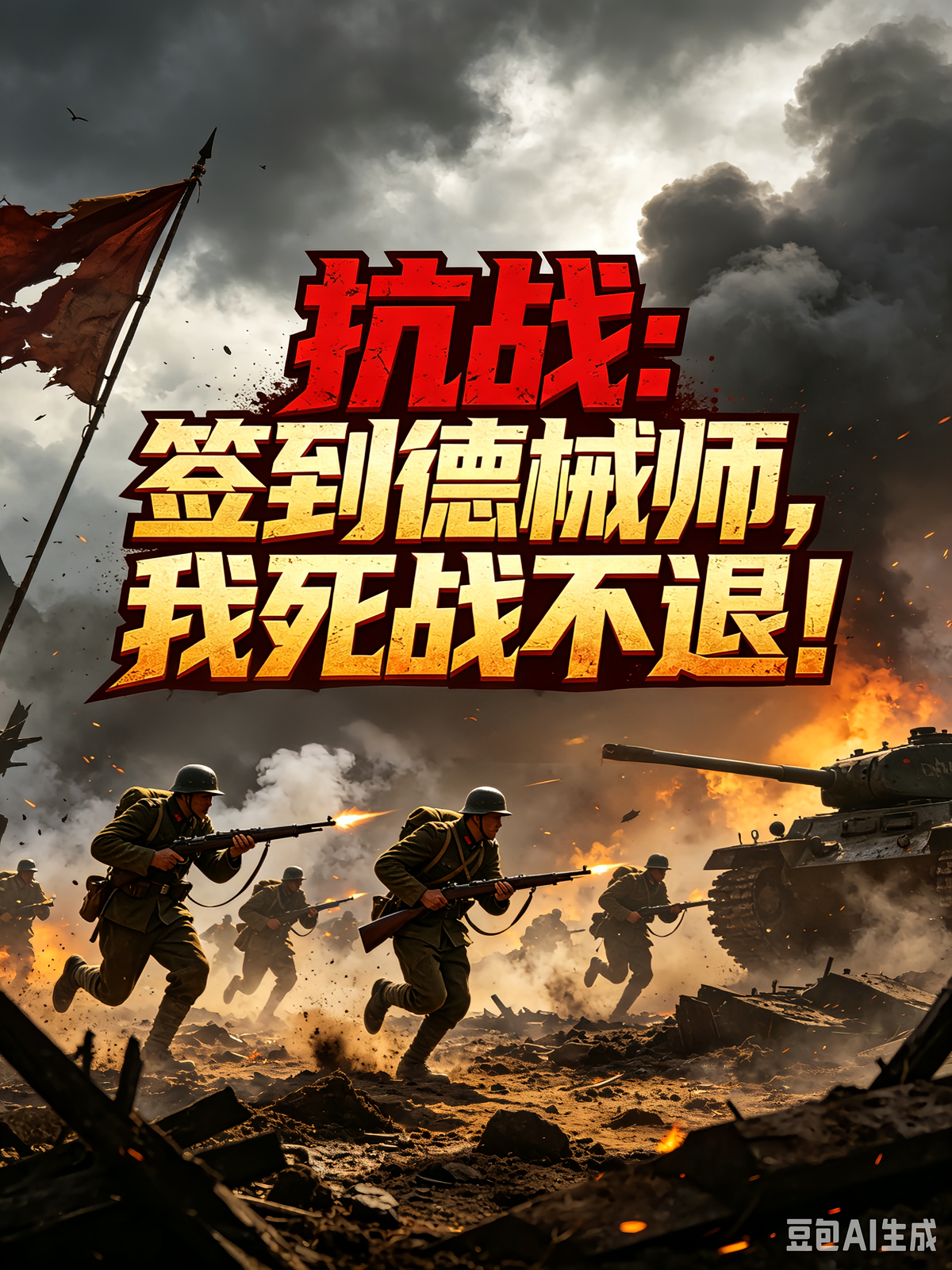 抗战：签到德械师，我死战不退！