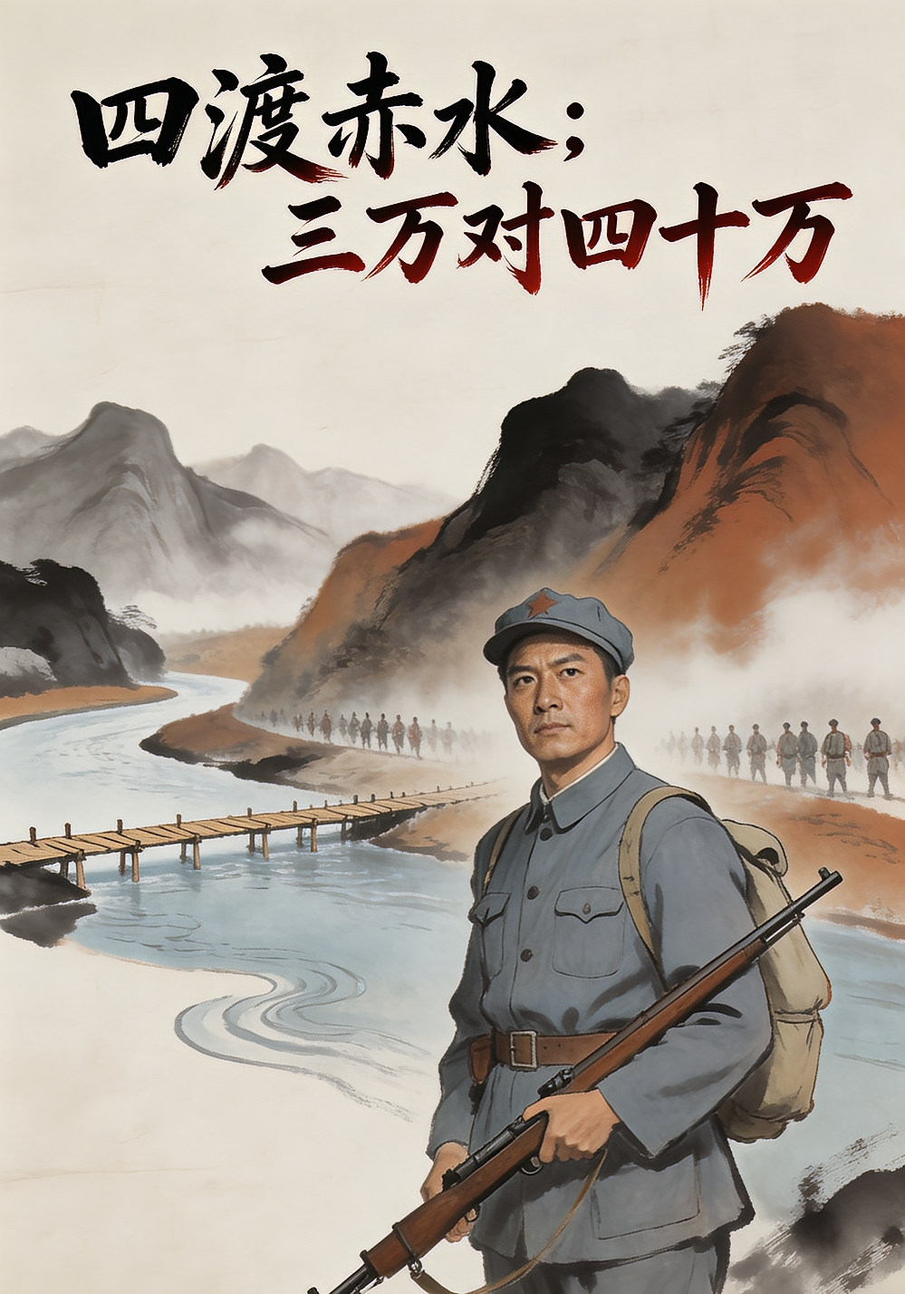 四渡赤水：三万对四十万