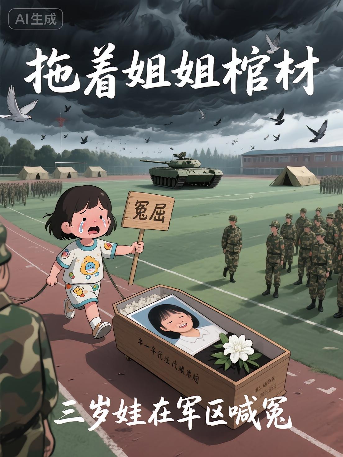 拖着姐姐棺材，三岁娃在军区喊冤
