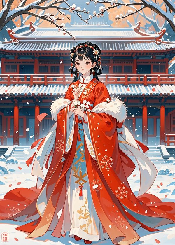 漫天风雪送一人