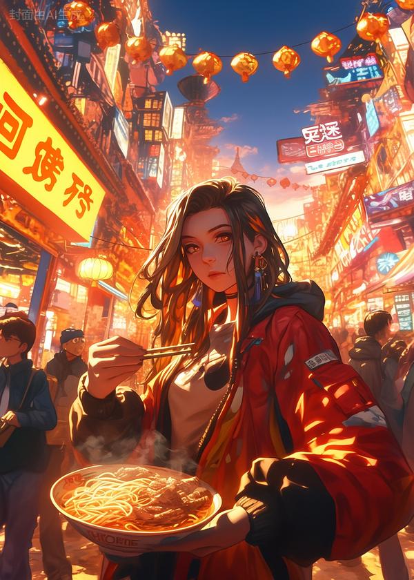 给顾客上了正常份量的牛肉面后