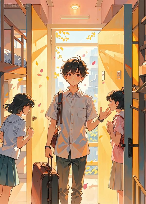 开学报到后，我被分进了女生宿舍