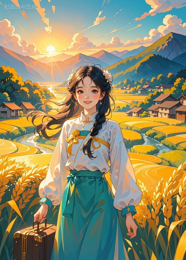 山野晚风遇少年