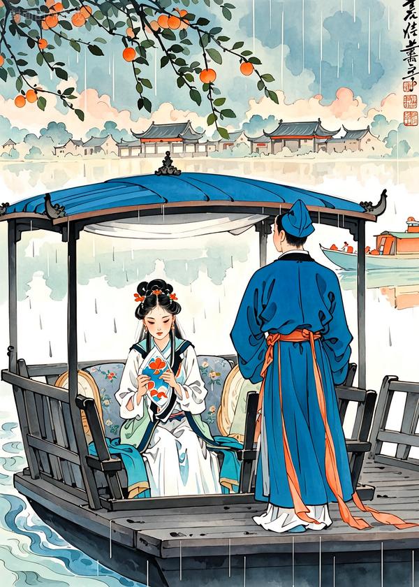 渡尽烟雨见君归