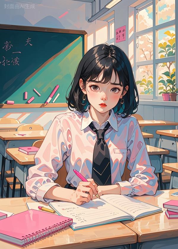 高考前一天，班花把答题笔全换成粉色的。