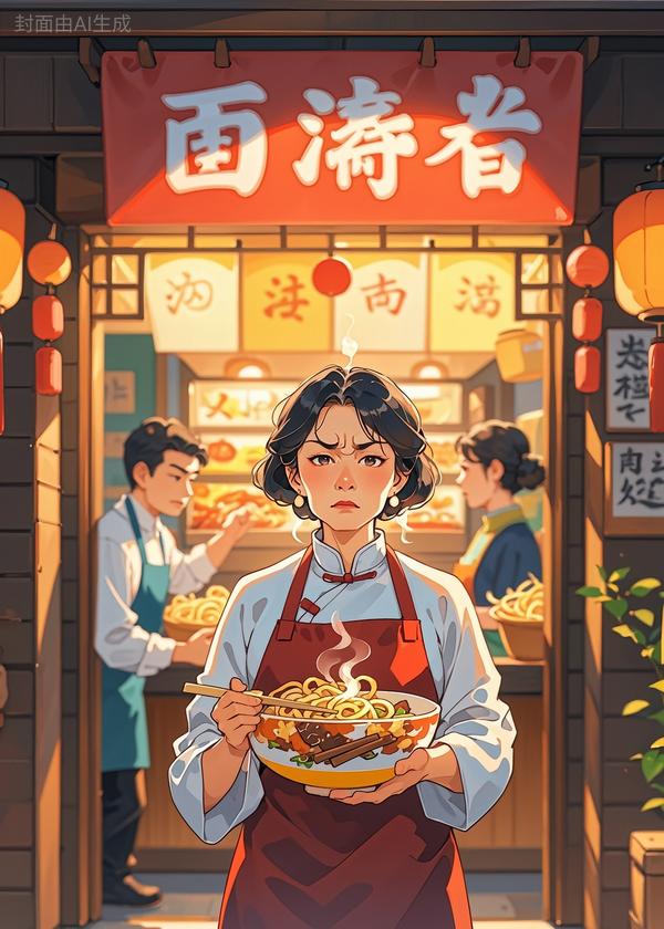 在面馆等面等了三十分钟后，我把百万订单给了对面店