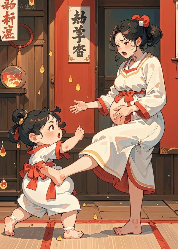 我把双胞胎妹妹往外踹