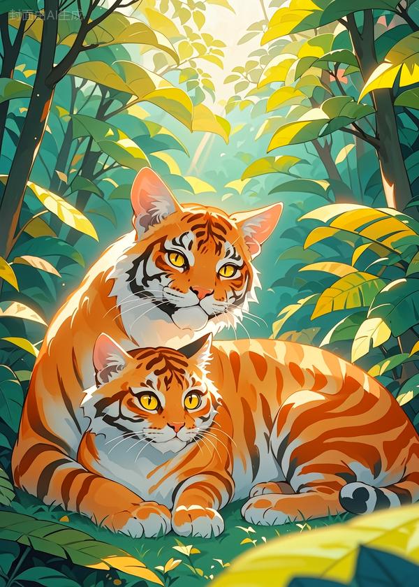 我，一只猫妖，被虎妈当亲崽养了三个月