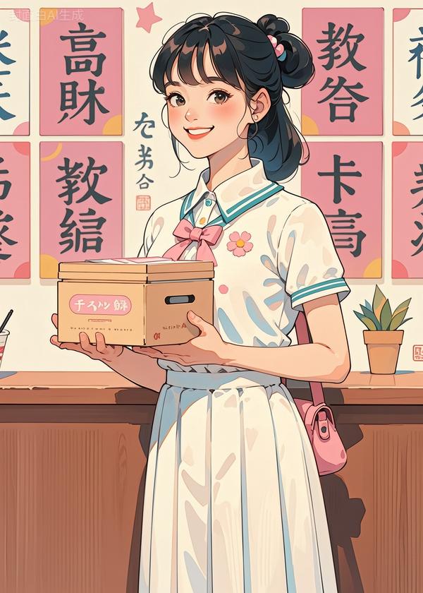高考前，班花送给全班一支幸运涂卡笔
