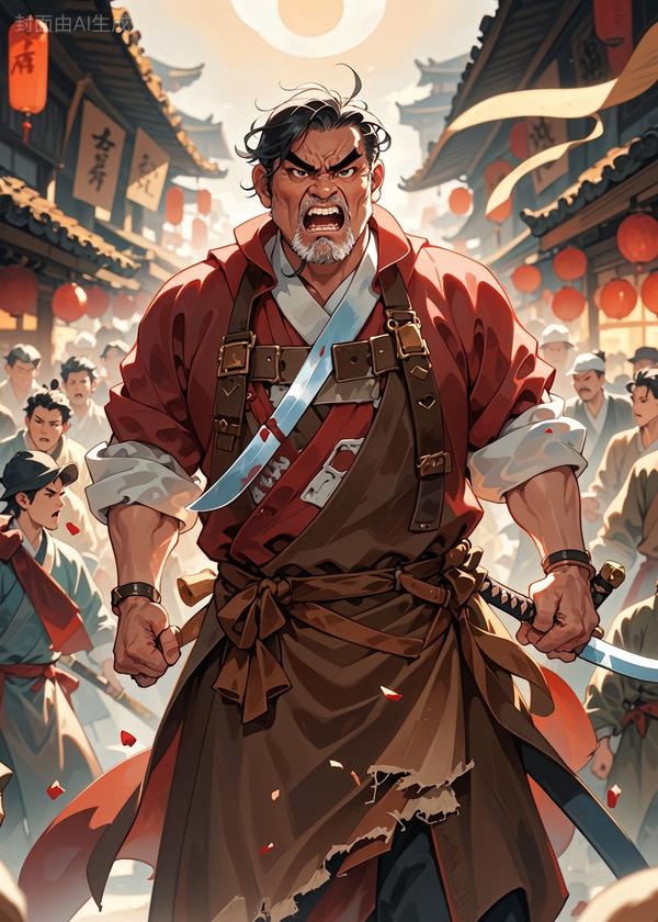 女战神受刑，杀猪五年的我血洗法场