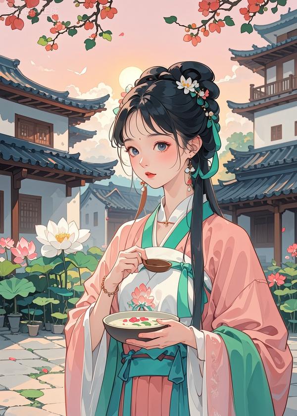 兰舟载月明