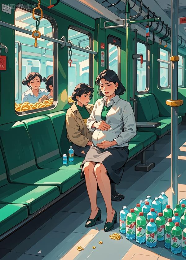 火车上孕妇骂我不让铺？我下车塞她张纸条，她当场崩溃
