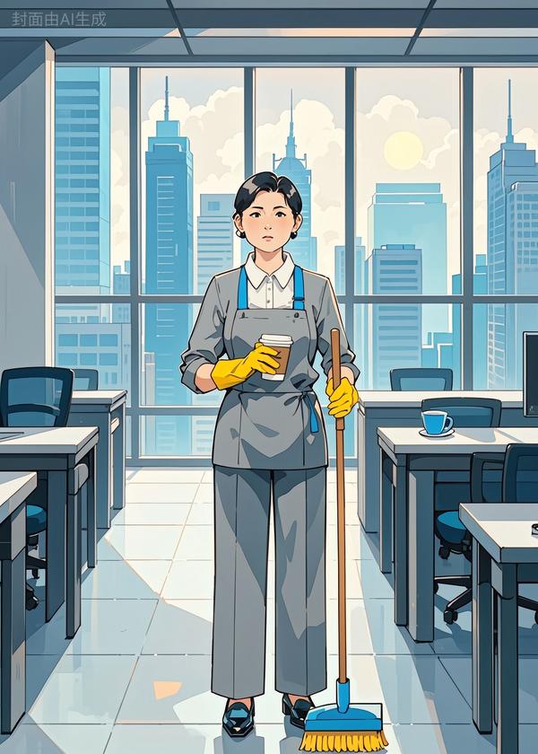 保洁阿姨的身份牌掉了，全公司跪了