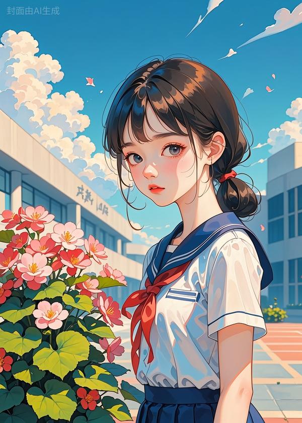 晚风吹散海棠花