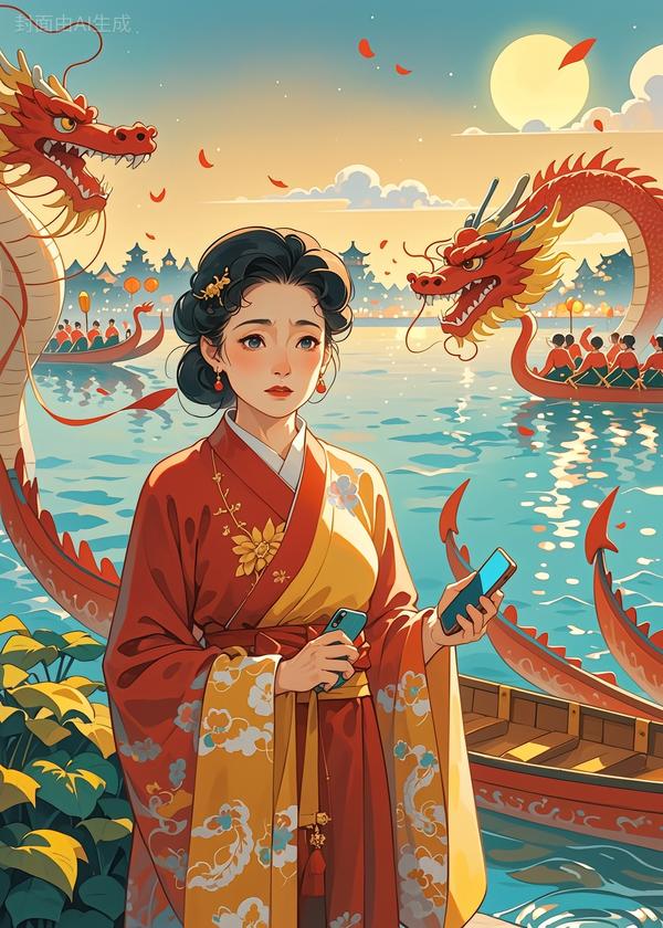 《龙舟过尽，故人已远》
