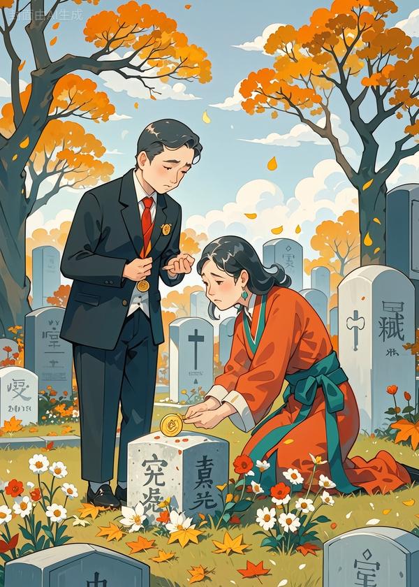 拿着丈夫的烈士勋章为女儿讨公道未果后，我在丈夫坟前烧掉了它
