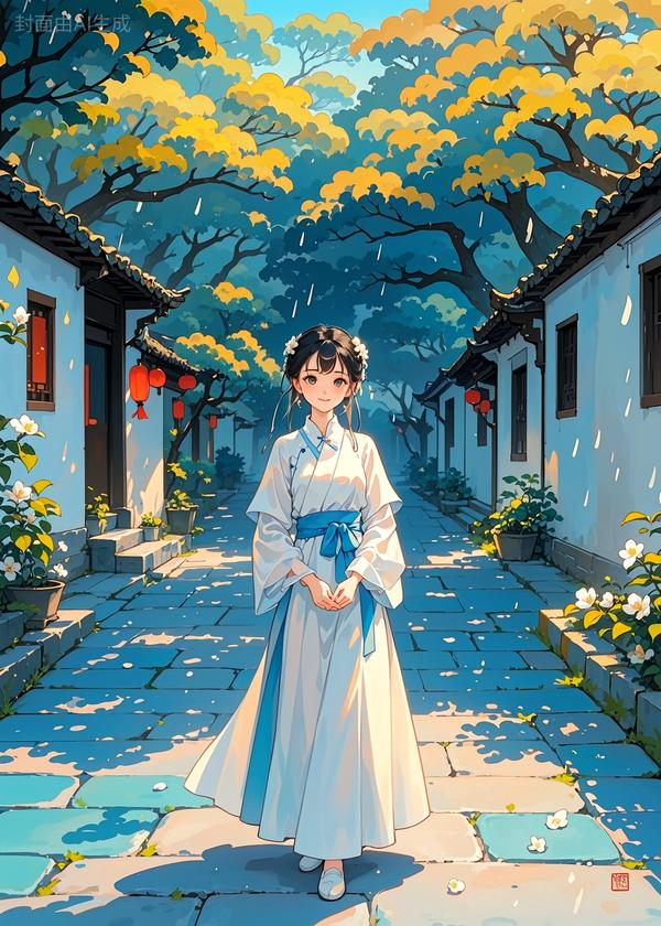 江南雨落，故人归晚