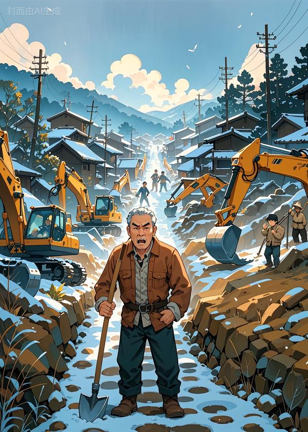 邻居盖房子不留出路，我反手挖鱼塘