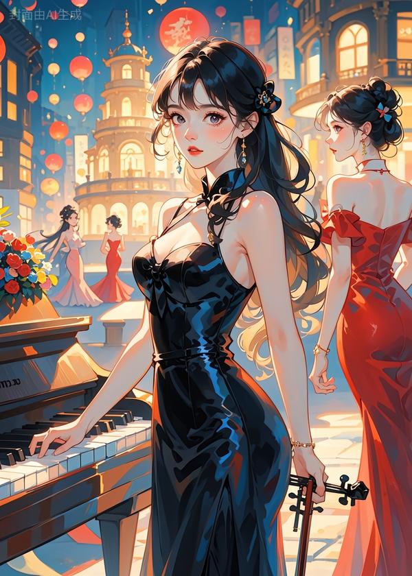 夜幕下