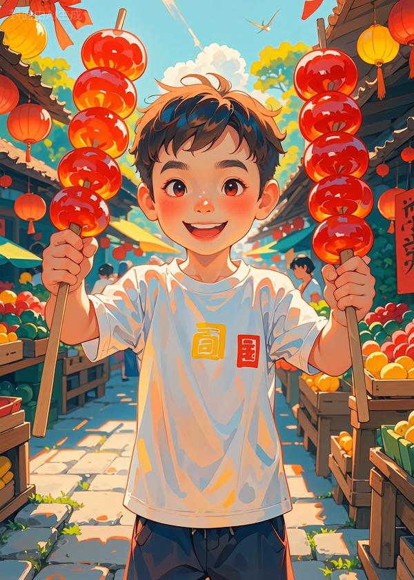 我的冰糖葫芦很甜