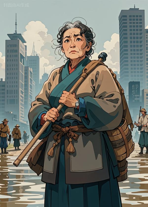 老太片场跑龙套，养活古代一家人!