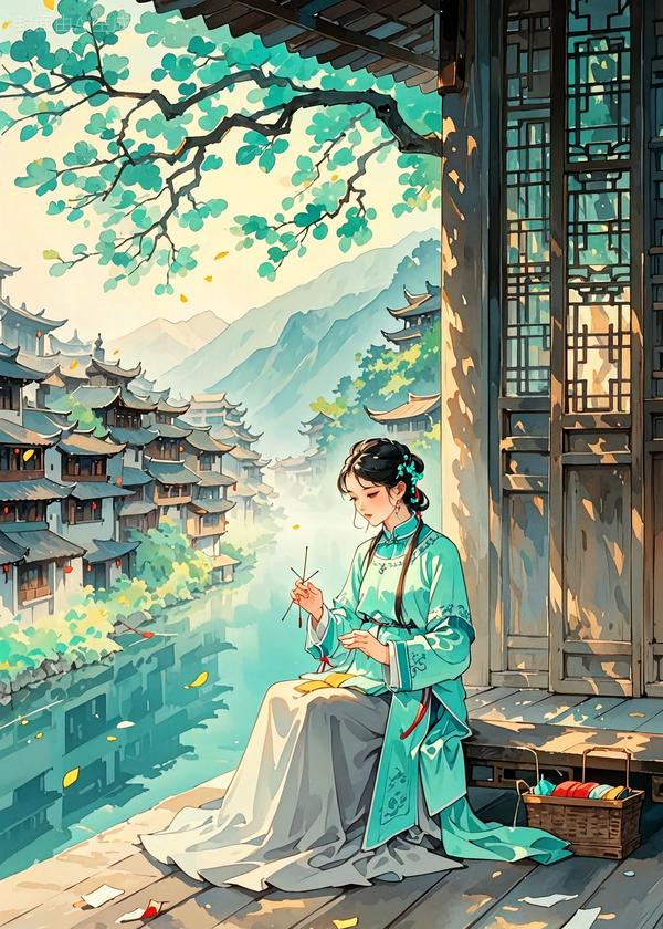 青川渡月
