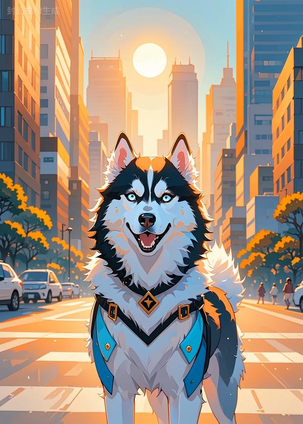 谁说哈士奇不能当警犬