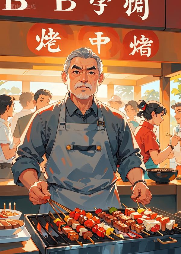 烧烤店三个师傅集体辞职后，我穿上了十年没碰的围裙