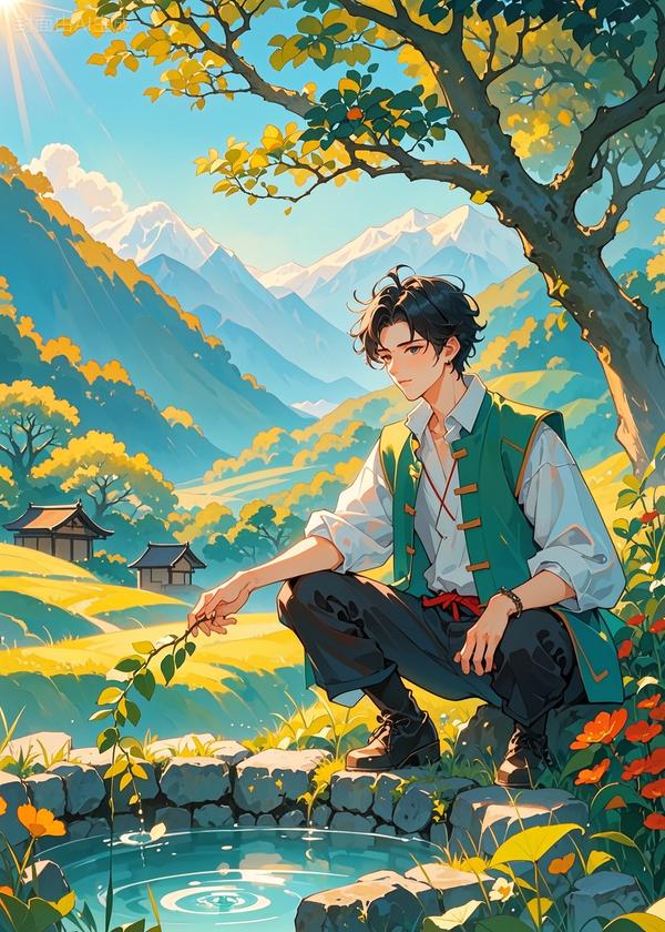 山野少年捡到个神仙