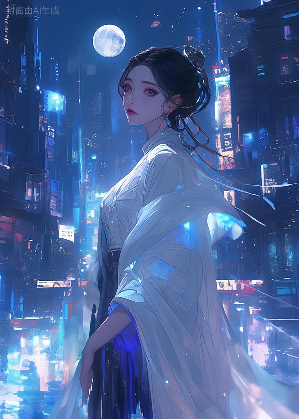 月亮隐入夜